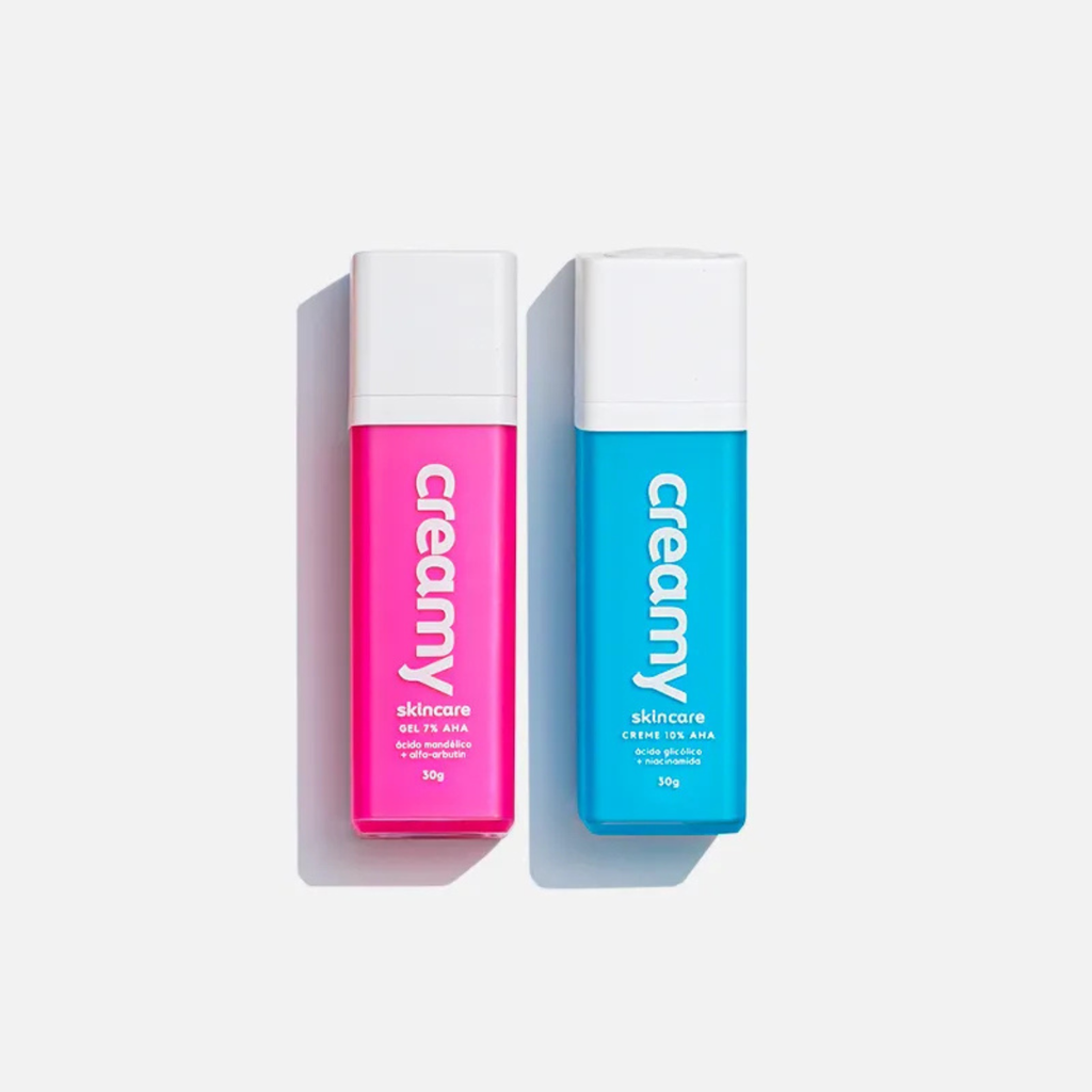 Creamy Glycolic + Mandelic Duo - Skin Transforming Combo