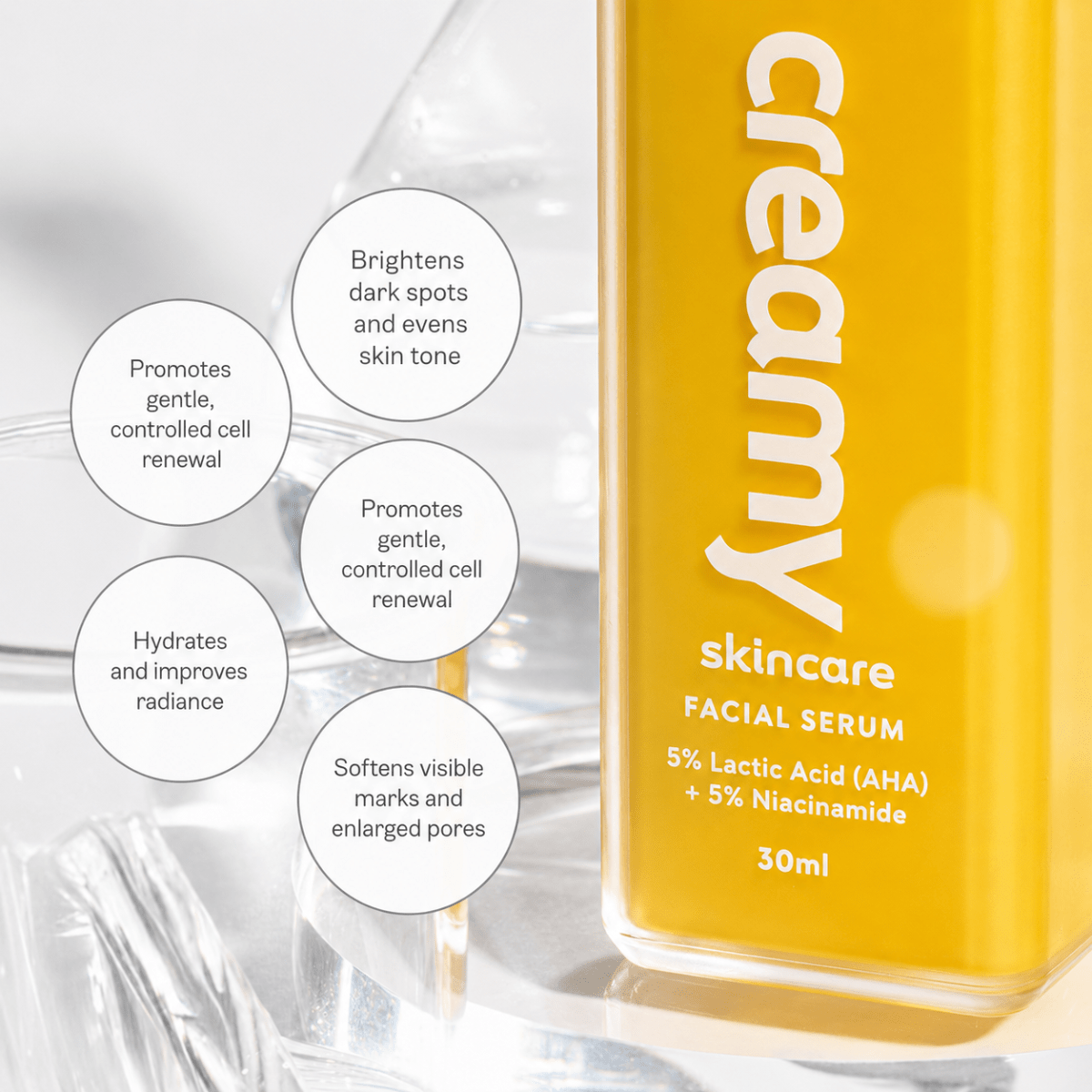 CREAMY Hydrating 5% Lactic Serum - Creamy Skincare