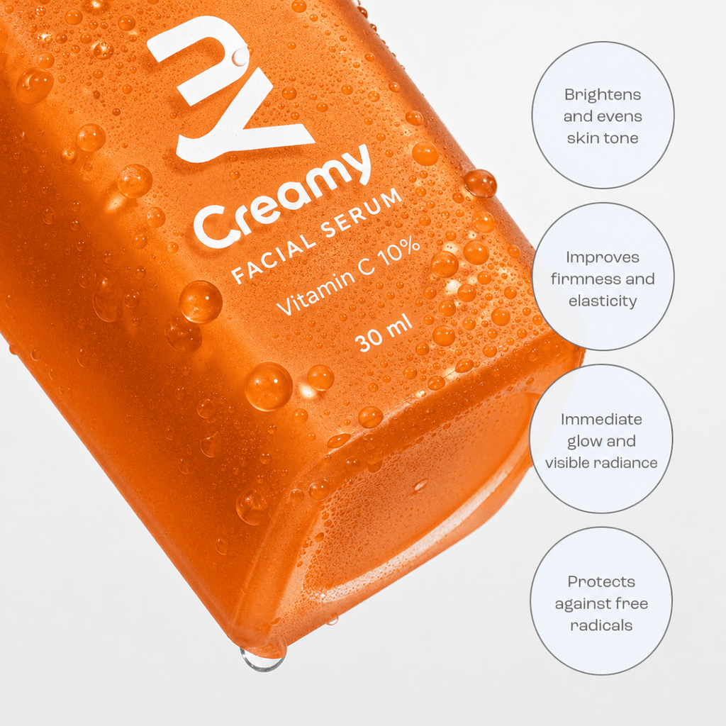 Creamy Peptide + Vitamin C Duo - Advanced Anti-Aging Solution - Creamy Skincare